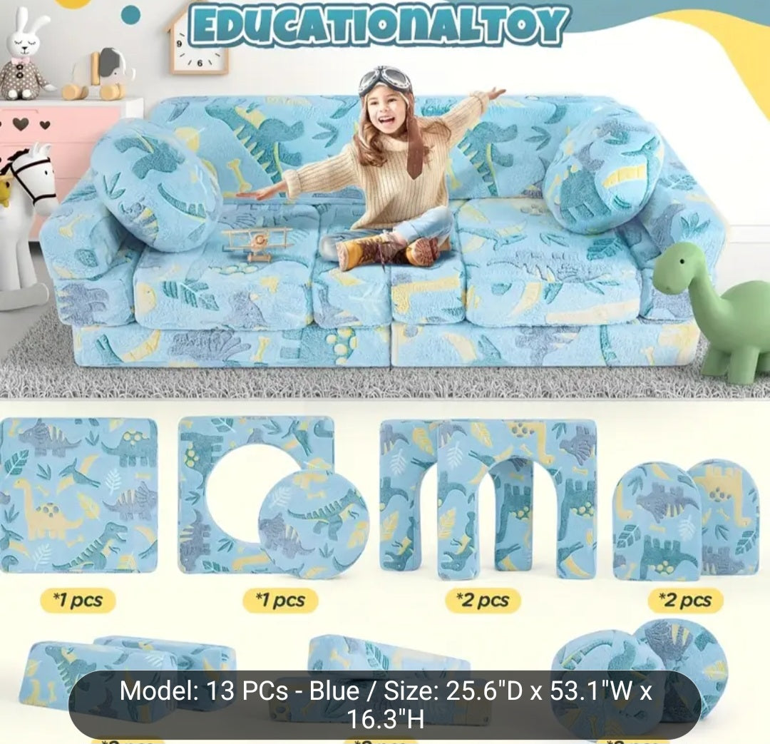 13pcs - Youngsters Play Couch