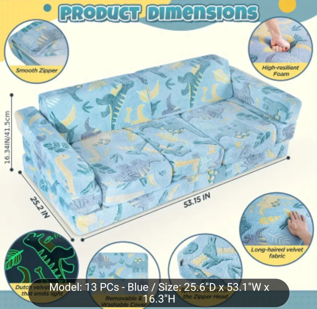 13pcs - Youngsters Play Couch