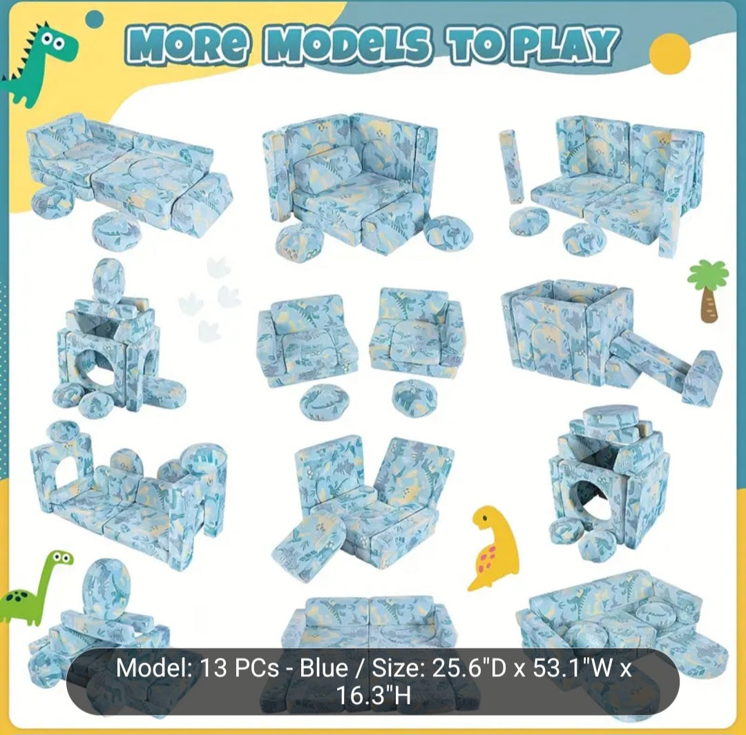 13pcs - Youngsters Play Couch
